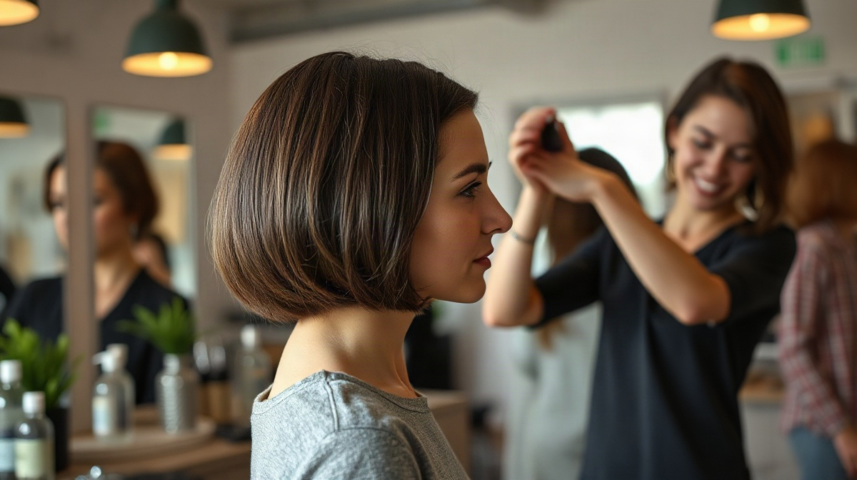 Coupe carré boule nuque courte : à qui va cette coupe et comment la porter