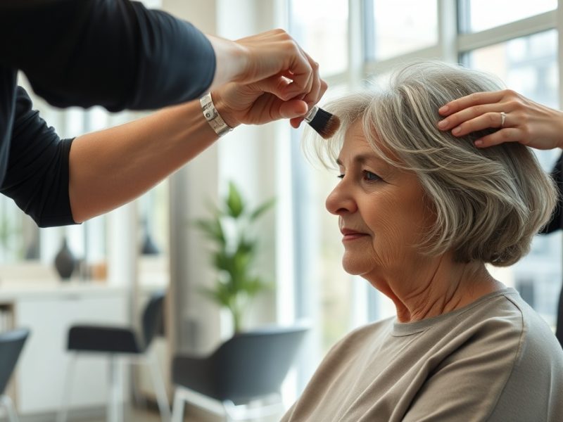 Quel balayage sur cheveux blancs ? Les techniques qui subliment le gris